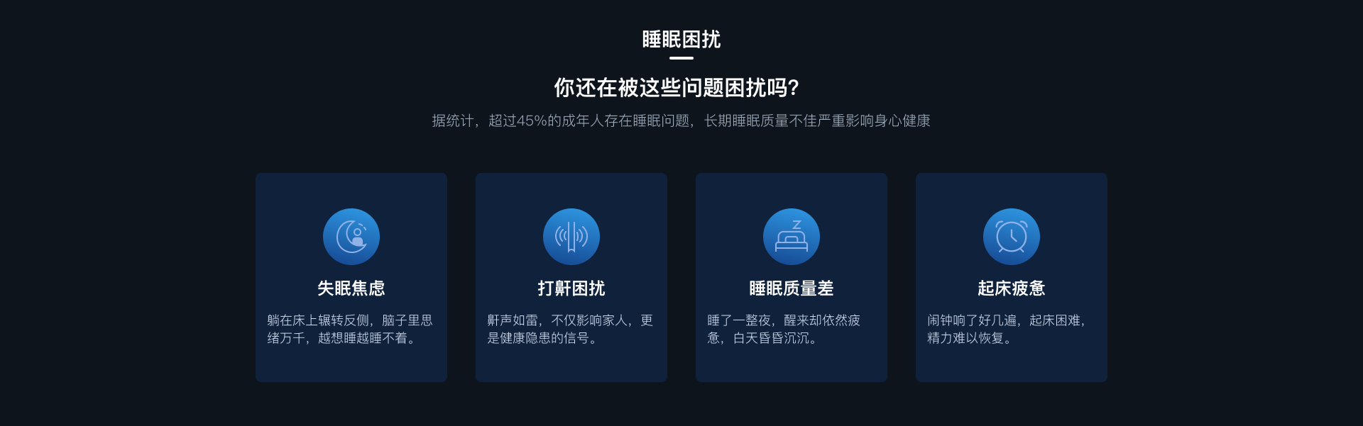 睡眠困扰
